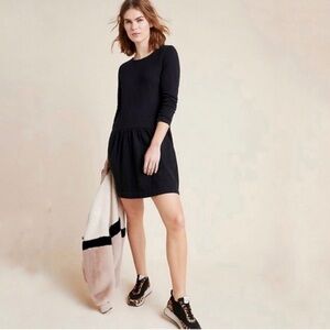 T. La. Melissa Drop Waist Dress. Black. Medium